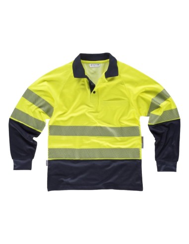 Polo fluor amarillo a.v. marino