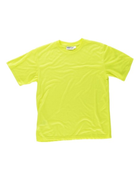Camiseta fluor amarillo a.v.
