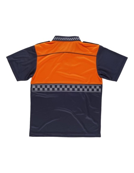  Polo para seguridad marino naranja a.v.