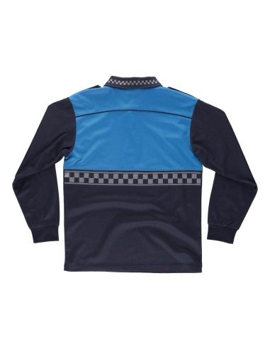  Polo fluor marino celeste