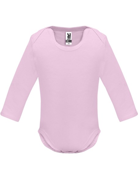  BODY HONEY L/S Roly HONEY MANGA LARGA T/9 MESES BLANCO rosa claro