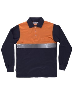 Polo fluor marino naranja a.v. 2