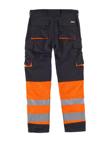  Pantalon fluor negro naranja a.v.