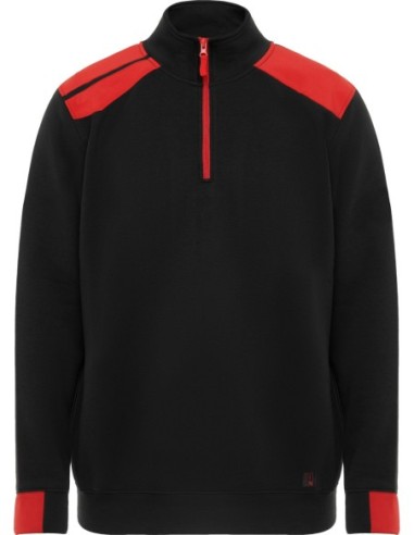 Sudadera MAVERICK Roly negro/rojo