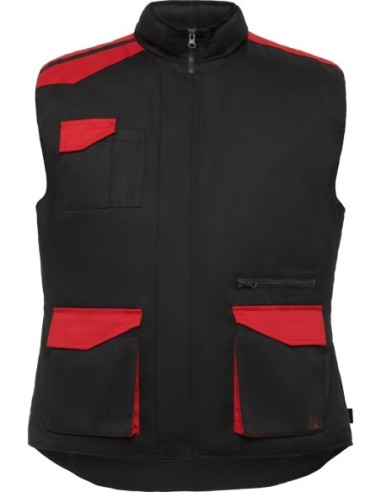  Chaleco Roly ARMADA negro/rojo