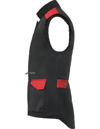  Chaleco Roly ARMADA negro/rojo