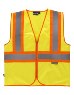 Chaleco fluor amarillo a.v.  naranja a.v.