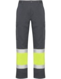 Pantalón laboral Roly Naos bicolor de alta visibilidad
