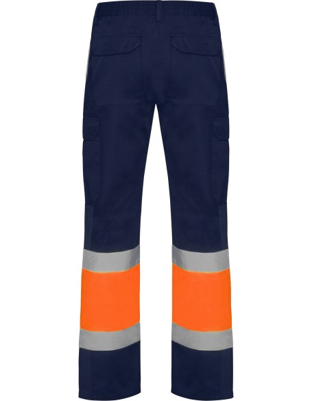  Pantalon verano NAOS Roly de alta visibilidad marino/naranja fluor