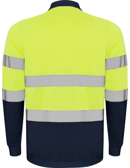  Polo Roly POLARIS alta visibilidad marino/amarillo fluor
