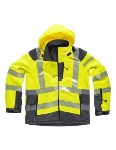 Workshell fluor amarillo a.v. gris oscuro 2