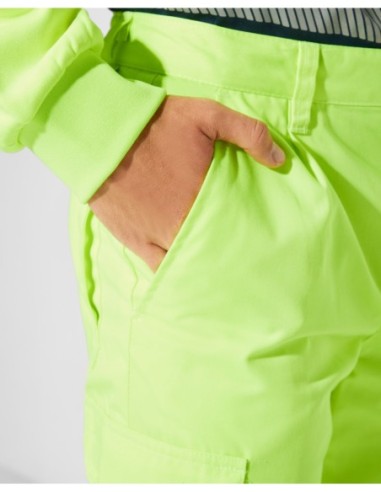  Pantalon ALFA Roly de alta visibilidad amarillo fluor