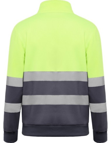  Sudadera SPICA Roly de alta visibilidad plomo/amarillo fluor