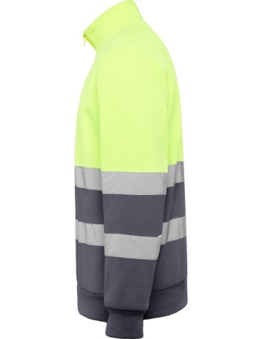  Sudadera SPICA Roly de alta visibilidad plomo/amarillo fluor