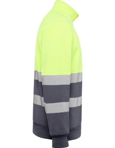  Sudadera SPICA Roly de alta visibilidad plomo/amarillo fluor
