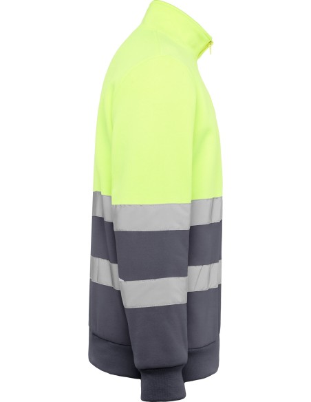 Sudadera SPICA Roly de alta visibilidad plomo/amarillo fluor