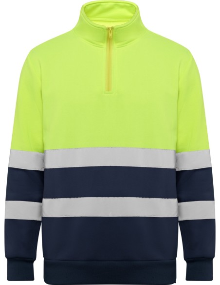 Sudadera SPICA Roly de alta visibilidad marino/amarillo fluor