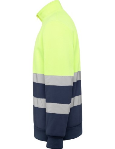  Sudadera SPICA Roly de alta visibilidad marino/amarillo fluor