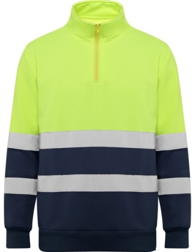 Sudadera SPICA Roly de alta visibilidad marino/amarillo fluor