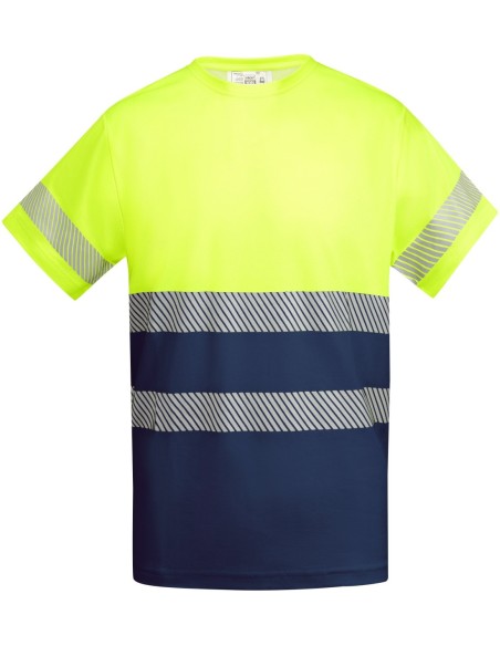  Camiseta TAURI Roly de alta visibilidad marino/amarillo fluor