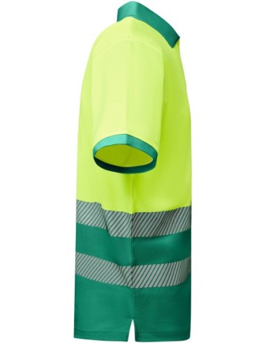  Polo ATRIO Roly de alta visibilidad verde jardín/amarillo flúor