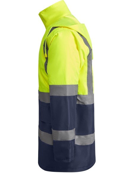  Parka MERAK Roly de alta visibilidad marino/amarillo fluor