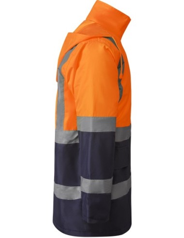  Parka MERAK Roly de alta visibilidad marino/naranja fluor
