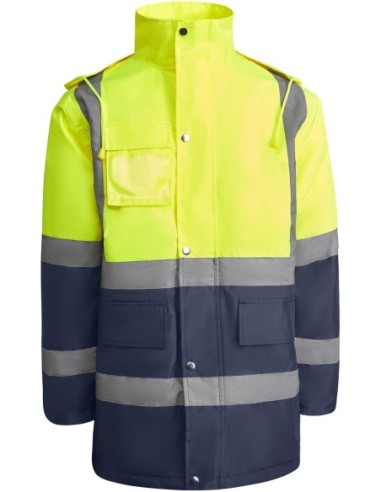  Parka MERAK Roly de alta visibilidad marino/amarillo fluor