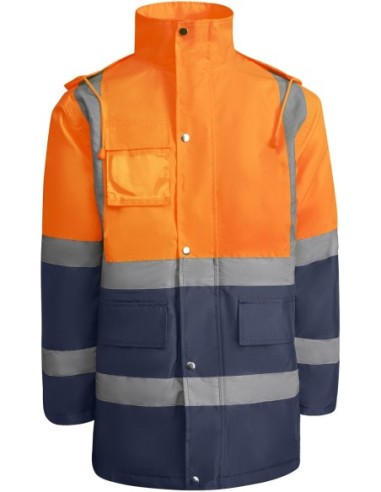  Parka MERAK Roly de alta visibilidad marino/naranja fluor