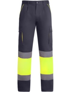 Pantalon invierno ENIX Roly de alta visibilidad plomo/amarillo fluor