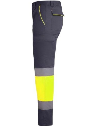  Pantalon invierno ENIX Roly de alta visibilidad plomo/amarillo fluor