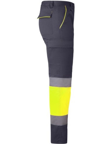  Pantalon invierno ENIX Roly de alta visibilidad plomo/amarillo fluor