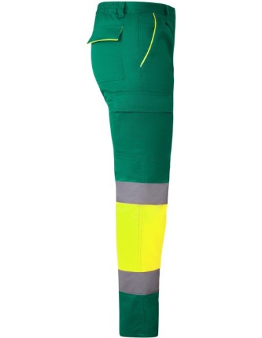  Pantalon invierno ENIX Roly de alta visibilidad verde jardín/amarillo flúor