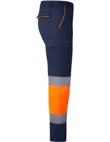  Pantalon invierno ENIX Roly de alta visibilidad marino/naranja fluor