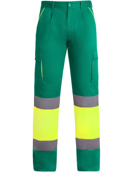  Pantalon invierno ENIX Roly de alta visibilidad verde jardín/amarillo flúor