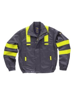 Cazadora técnicos gris amarillo a.v.