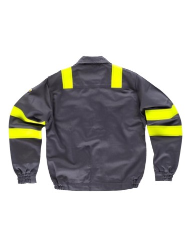  Cazadora técnicos gris amarillo a.v.