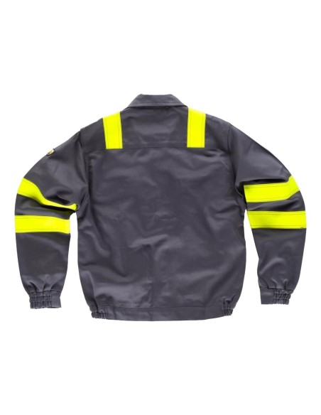  Cazadora técnicos gris amarillo a.v.