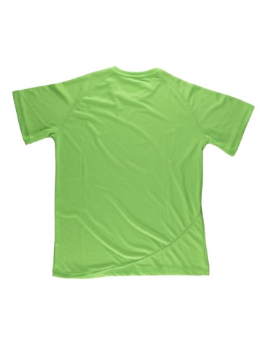  Camiseta básicos verde flúor
