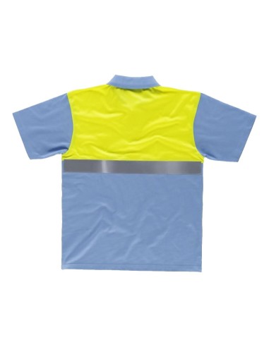  Polo básicos celeste amarillo a.v.