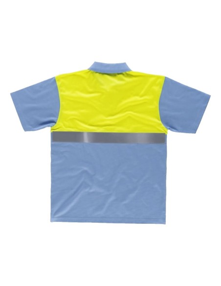  Polo básicos celeste amarillo a.v.