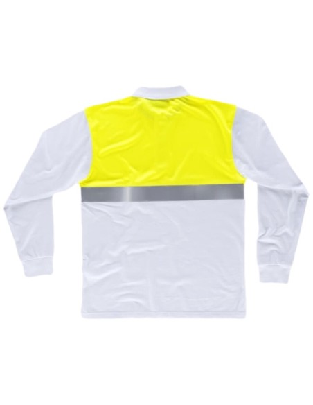  Polo básicos blanco amarillo a.v.