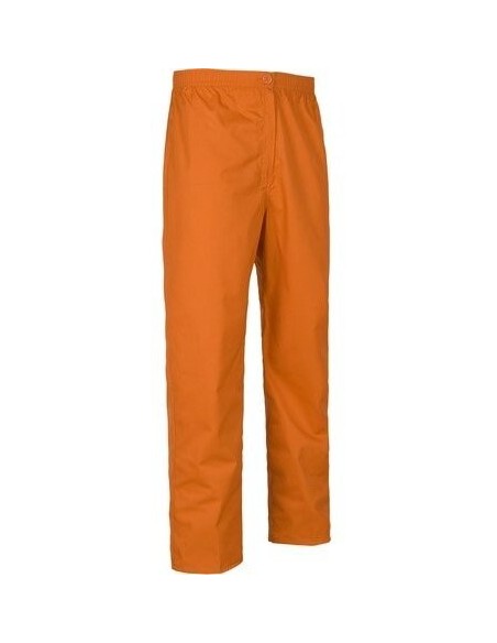  Pantalón de algodón liso recto