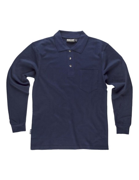  Polo básicos marino