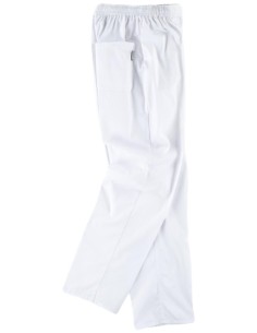 Pantalón de algodón liso recto amarillo 2
