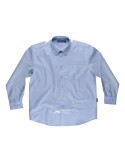 Camisa laboral Oxford de algodón con bolsillo de pecho