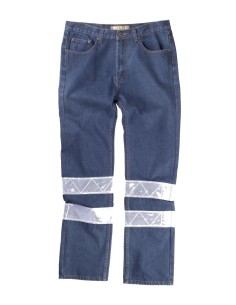 Pantalon fluor vaquero