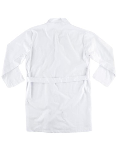  Bata para hombre con botones blanco