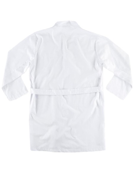 Bata para hombre con botones blanco