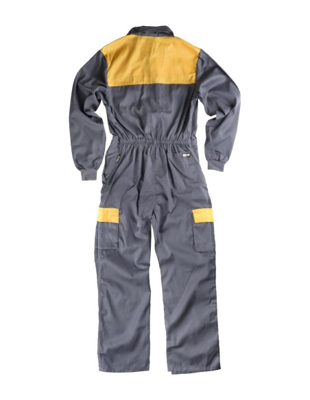  Buzo básicos gris amarillo